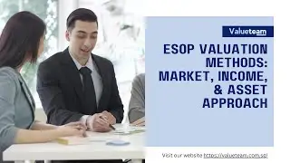 ESOP Valuation Methods Market, Income, & Asset Approach