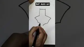 How To Draw Batman 🦇🦇#drawing #howtodraw #batman #draw #sketch #dc #art