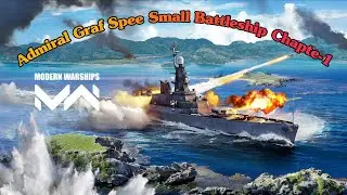 Small Battleship Part 1 Graf Spee #modernwarships #mwcreator #gaming 