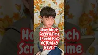 How Much Screen Time Should Kids ACTUALLY Have 🤔 #shorts