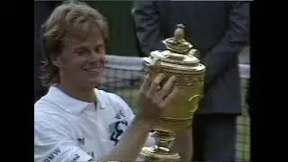 STEFAN EDBERG VS BORIS BECKER 1988 WIMBLEDON TENNIS FINAL UK TELEVISION