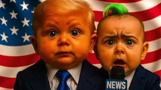 Baby Trump vs News Reporters: FUNNIEST Moments