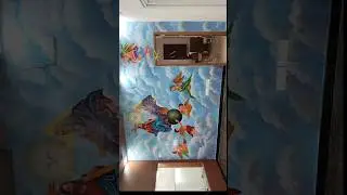 Jesus wall painting #arivu #art arivu painting