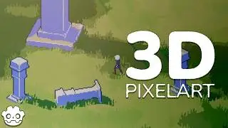Godot Rendering - 3D Pixelart FadingStar