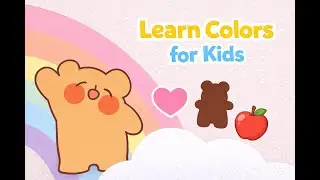 Learn Colors with Animals | Green, Brown, Black & Gray | Buddy Bear Learning