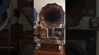 WALKING HOME WITH ANGELINE STERLING 2 MINUTE CYLINDER RECORD PLAYING ON EDISON IDEAL PHONOGRAPH