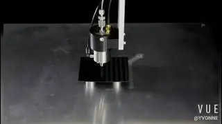 How is the Ultrasonic nozzle works for precision coating?