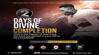 2 DAYS OF DIVINE COMPLETION  - DAY 1 [NSPPD]- 27th September 2021