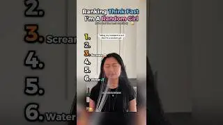 Рейтинг ДУМАЙ БЫСТРЕЕ Я случайная девушка 😂