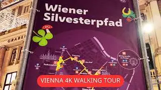🎇🇦🇹 Silvesterpfad 2025 🐷 Vienna City Center - Virtual Tour in 4K HDR