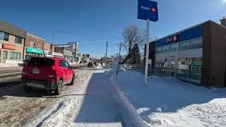 A Walk through Sioux Lookout, Ontario, Canada. 2nd March 2023
