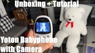 Baby Monitor Video with Camera 2.4 inch Yoton Digital Surveillance Camera Unboxing and instructions