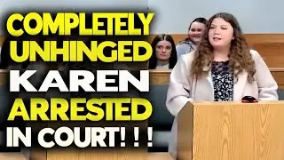 Unhinged Karen Pushes Too Far&hellip; Judge Has Her ARRESTED On The Spot!