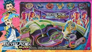 BEYBLADE BURST RISE HYPERSPHERE EXTREME CHALLENGER BATTLE SET UNBOXING! REVIEW AND TEST BATTLES!!!!!