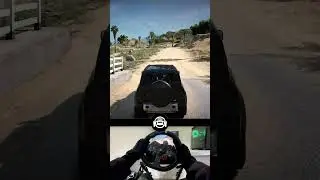 GTA 5 - Land Rover Defender Steering Wheel Gameplay