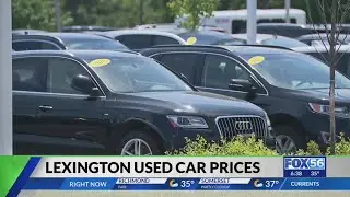 Lexington used car prices fluctuating