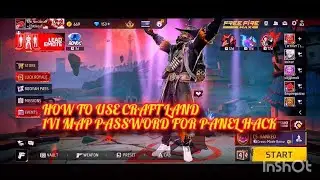 HOW TO USE CRAFTLAND 1V1 MAP PASSWORD FOR PANEL HACK | DANGER FF YT 