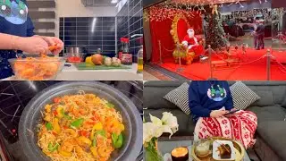 عشاء ساهل و لذيذ 🤤 طبق صيني نوي بالجمبري #طبق_ساهل