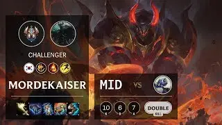 Mordekaiser Mid vs Fizz - KR Challenger Patch 10.5