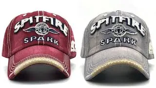 Spitfire Spark Baseball Cap Adjustable Convertible 1932 Multiple Colors