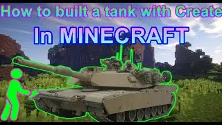 Minecraft How to built a working Tank with the Create mod