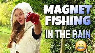 The rain won't stop Ravengirl hunting for treasures! #magnetfishing