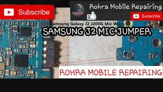 SAMSUNG J2 MIC JUMPER