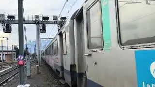 Arrivé du TER 883225 ce 24 janvier à 16h16 en gare d’Albertville venant AIX les BAINS et en ………………..