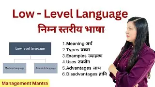 What is Low Level Language | Meaning | Types | Example | Advantages | Disadvantages