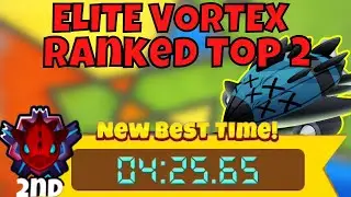 Ranked Vortex Ranked Elite in 4:25 || Top 2 || Cubism - BTD6