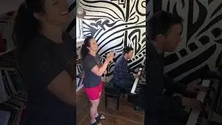 Desafinado | Jobim | Alexa Morales (vox and tiny maracas) & Chris Chen (grand piano)