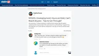 NYSDOL Unemployment How to Get Through to a Real Person Fast Method