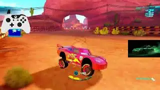 cars 2 timberline sprint lightning McQueen 2 laps