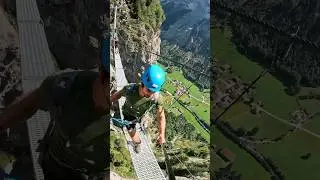 Klettersteig #M&uuml;rren🇨🇭🤩 #viaferrata #klettersteig #abenteuer #iloveswitzerland