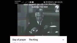 KING GEORGE CALLED FOR NATIONAL DAYS OF PRAYER DURING WORLD WAR 2