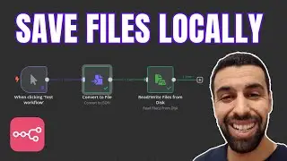 Как загрузить и сохранить файлы в локальной системе с N8N