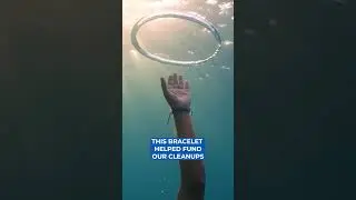 The Bracelet that's Changing the World 🌎#plastic #pollution #ocean #sustainability #shorts #bracelet