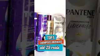 TOP 5 SHAMPOO LIBERADO PARA LOW POO BARATINHOS #shorts #lowpoo #shampoo
