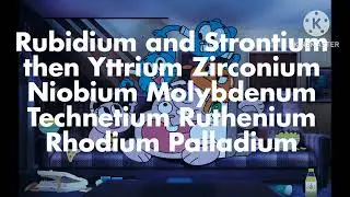 The Periodic Table Song 2018 (Update!) AsapSCIENCE The Amazing World of Gumball Lyrics 