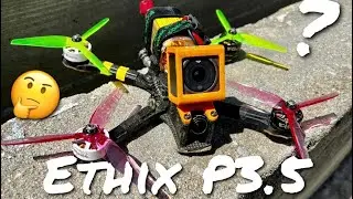 Ethix P3.5 Radberry props first test flight (so Responsive)