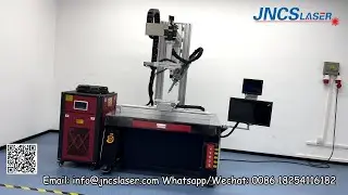 1.5kw 5 axis platform automatic fiber laser welding machine with rotating head