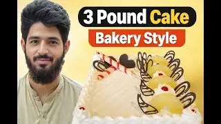 How to Make 3 Pound Cake | Bakery Style Soft & Spongy Cake