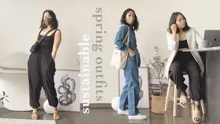 spring outfits I've been wearing lately (realistic, lockdown, sweatsuits, sustainable & ethical)