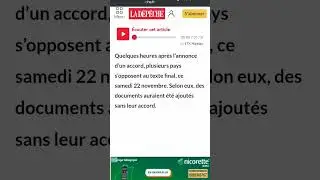 #info#news #actu #faitsdivers #cop30