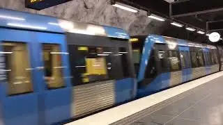 SL Kalmar Verkstad C20 departing Hjulsta (SE)