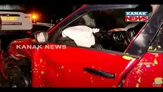 Midnight Car Collision in Bhubaneswar&rsquo;s Chandrasekharpur, Two Flee Scene