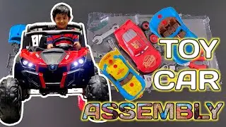Toy Car Unboxing & Assembly | Driving Beach Buggy | Racing Car | Car Toys Surprise | McQueen