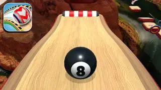 Rolling Balls 3D Sky Race Speedrun Gameplay Levels 55-56