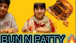BUN N PATTY  | Bun n Patty Burger 🍔 eating challenge | Food challenge | Burger challenge | Umiema