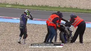 8H of Slovakia Ring 2019 - First crash on rainy conditions